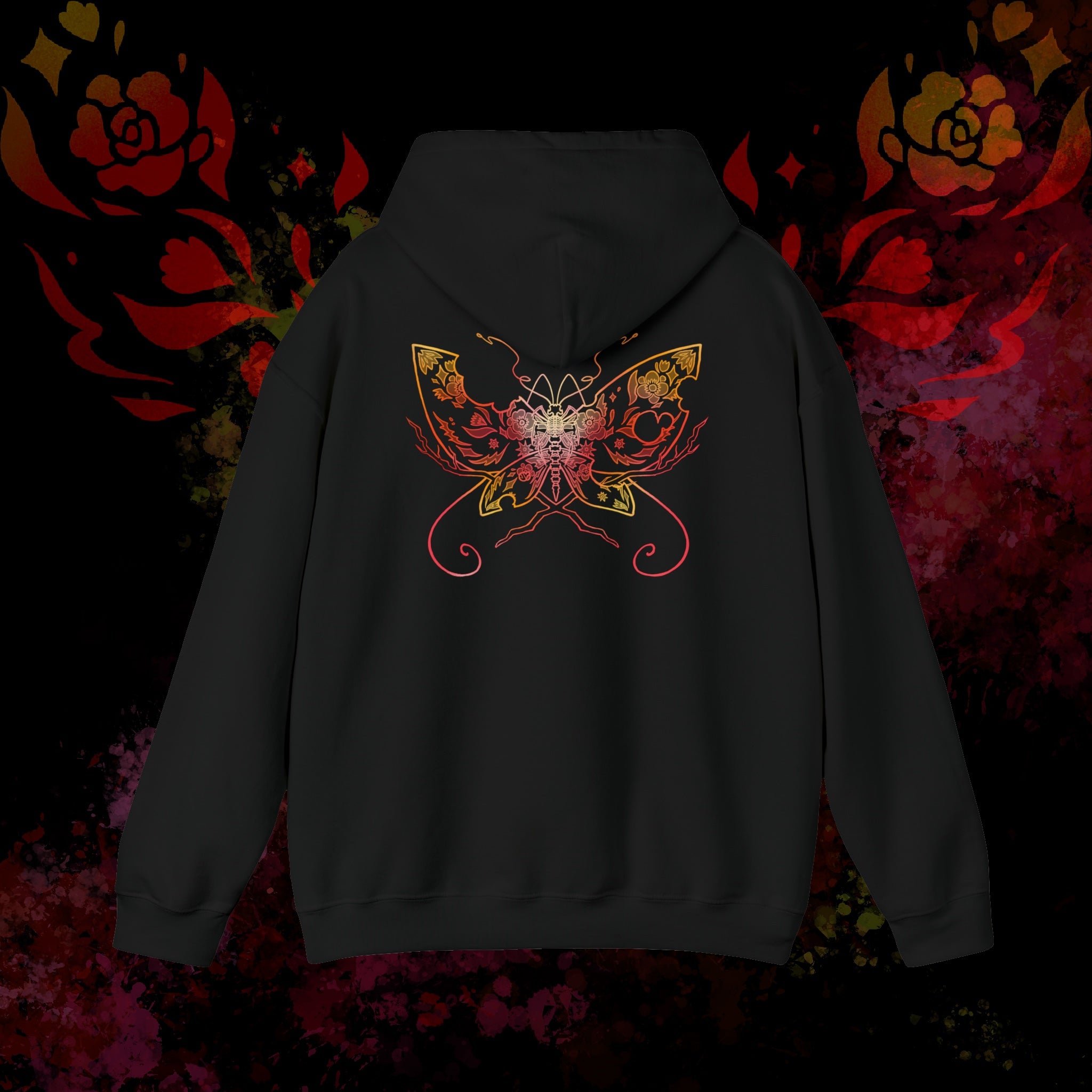 Butterfly Hoodie – Floral Wings Edition