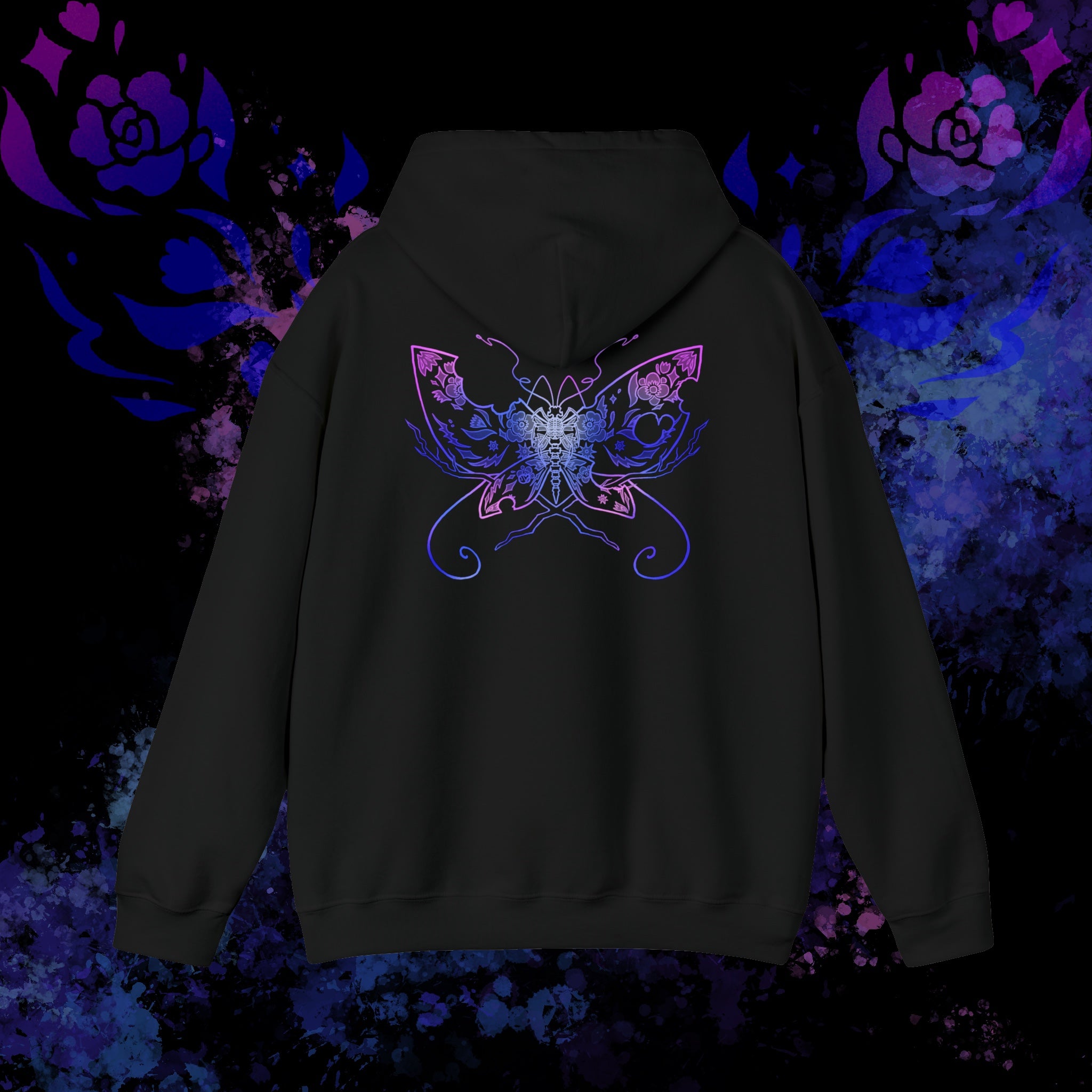 Butterfly Hoodie – Floral Wings Edition