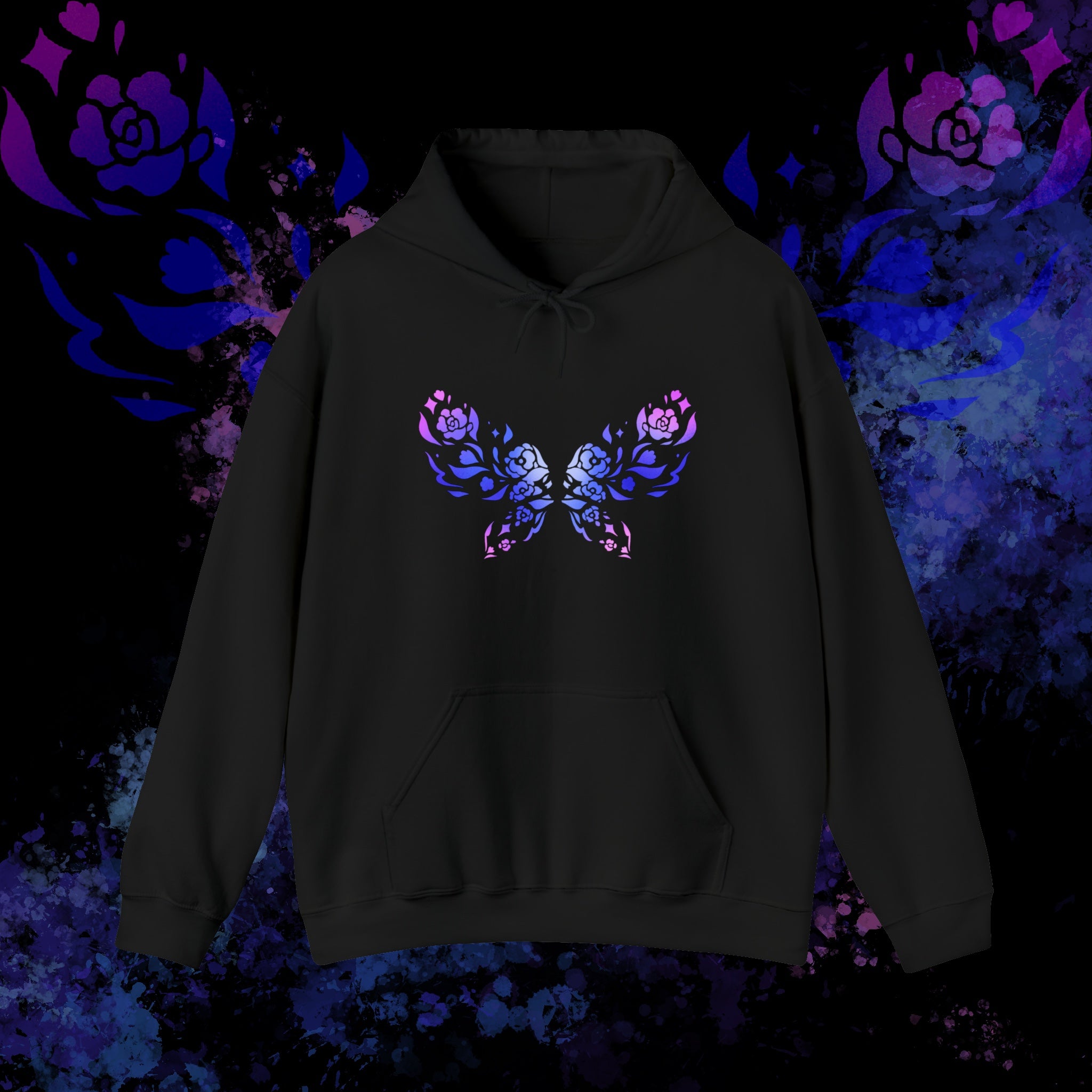 Butterfly Hoodie – Floral Wings Edition