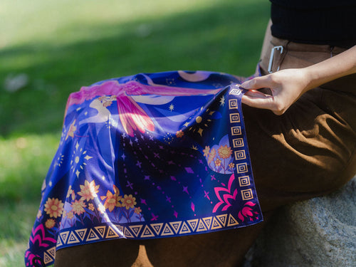 Illustrated Bird Bandana